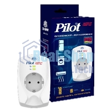 Сетевой фильтр Pilot Single (1 розетка) белый (коробка)
