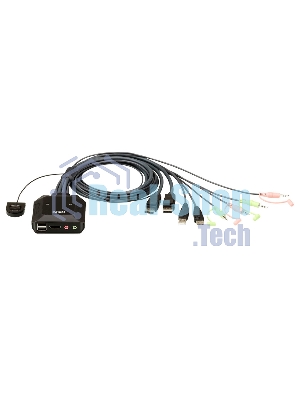 Переключатель ATEN 2 PORT USB DP KVM SWITCH.