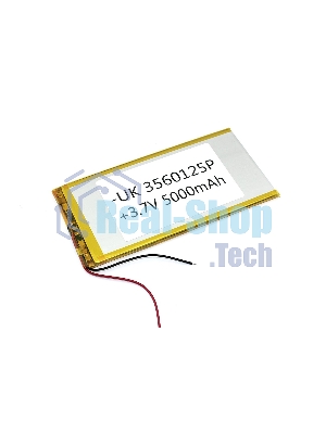 Аккумулятор Li-Pol (батарея) 3.5*60*125мм 2pin 3.7V/5000mAh