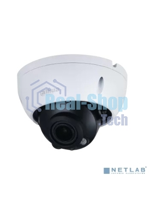Уличная купольная IP-видеокамера Dahua 2Мп; 1/2.8” CMOS; моторизованный объектив 2.8~12 мм; механический ИК-фильтр; чувствительность 0.008лк@F1.7; сжатие: H.265+, H.265, H.264+, H.264, MJPEG; 2 потока