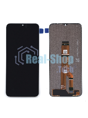 Дисплей (модуль) для Huawei Honor X6A в сборе с тачскрином черный