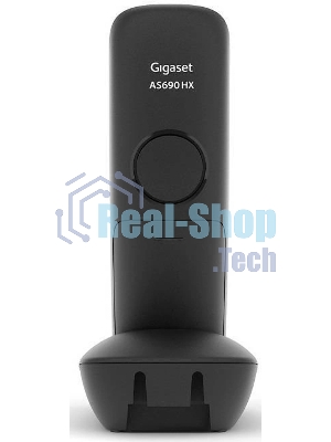 Дополнительная трубка Dect Gigaset AS690HX черный для AS690