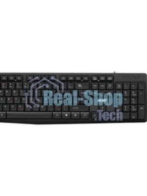 Комплект клавиатура+мышь Acer OMW141 проводной, USB, 1200 DPI, чёрный