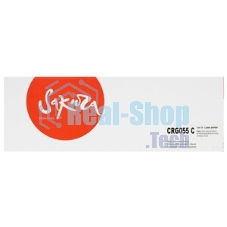 Картридж лазерный Sakura CRG055C для Canon i-SENSYS LBP663, LBP664, MF742, MF744, MF746, синий, 2 100к.