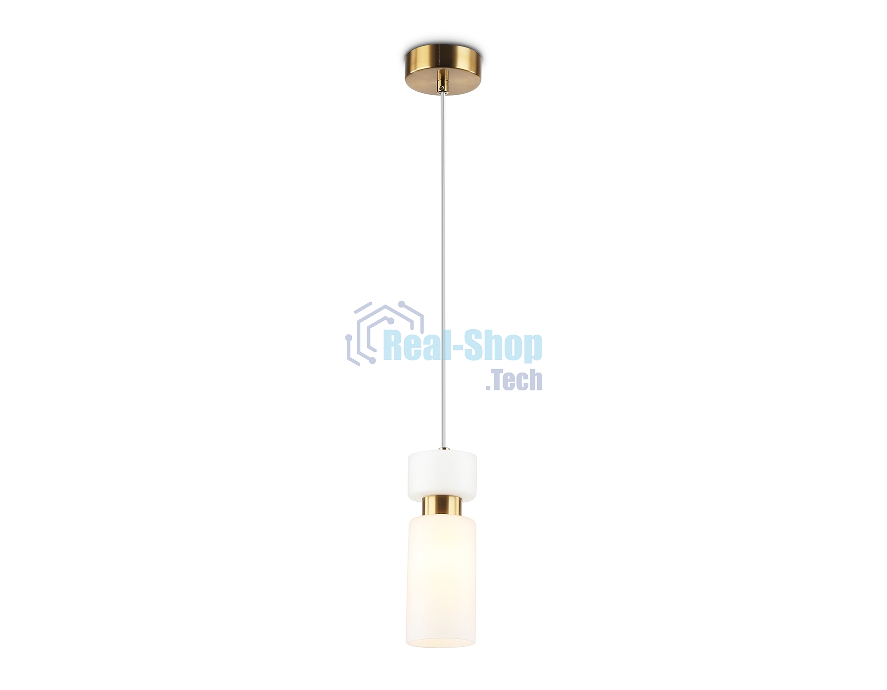 Светильник Ambrella light LH56122 BS/FR латунь/белый матовый E14 max 40W D65*1500