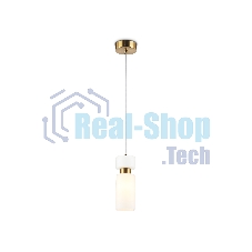 Светильник Ambrella light LH56122 BS/FR латунь/белый матовый E14 max 40W D65*1500