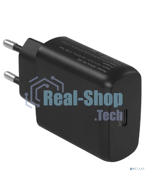 Зарядное устройство Cablexpert MP3A-PC-60 20Вт GaN, 3А, QC4.0/PD, 1xType-C, черный, пакет