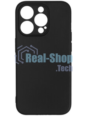 Чехол (клип-кейс) BoraSCO для Apple iPhone 15 Pro черный