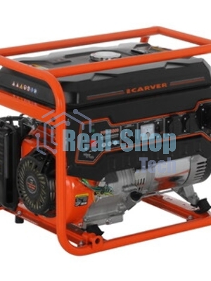 Электрогенератор бензиновый Carver PPG-8000, 6.5 кВт, 78 дБ, 81 кг
