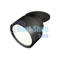 Светильник Ambrella Light XM8102500 SBK/PBK черный песок/черный полированный GX53 (A2242, A2106, C8102, N8113)
