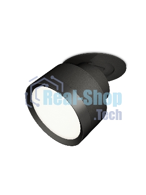 Светильник Ambrella Light XM8102500 SBK/PBK черный песок/черный полированный GX53 (A2242, A2106, C8102, N8113)