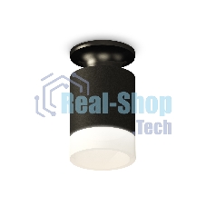 Светильник Ambrella Light XS6302111 SBK/PBK/FR черный песок/черный полированный/белый матовый MR16 GU5.3 (N6902, C6302, N6248)