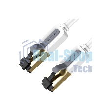 Патч-корд Vention прямой SFTP cat.7 RJ45 - 1,5 м. Серый