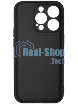 Чехол (клип-кейс) BoraSCO для Apple iPhone 15 Pro черный