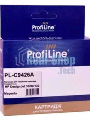 Картридж струйный ProfiLine PL-C9426A (№85) для принтеров HP DesignJet 30/90/130 с чернилами Magenta