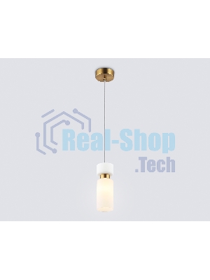 Светильник Ambrella light LH56122 BS/FR латунь/белый матовый E14 max 40W D65*1500