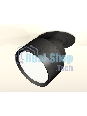 Светильник Ambrella Light XM8102500 SBK/PBK черный песок/черный полированный GX53 (A2242, A2106, C8102, N8113)