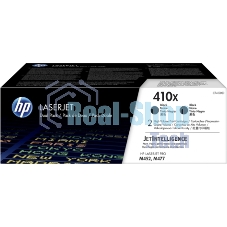 Картридж лазерный HP 410X черный двойная упаковка увеличенной емкости (CF410XD) для HP CLJ M477/M452/M377dw 2 х 6 500 стр.