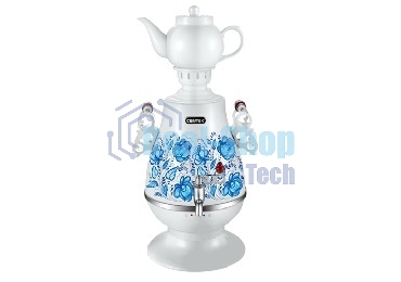 Самовар электрический CENTEK СТ-0091A Самовар Centek СТ-0091 A (белый+рисунок), 4.0л, 2300Вт, поддерж.t + LED индикатор, керам заварник