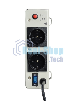 Стабилизатор POWERMAN AVS 2000S, ступенчатый регулятор, цифровые индикаторы уровней напряжения, 2000ВА