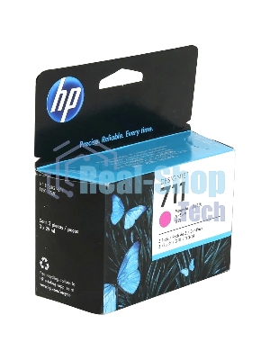 Картридж струйный HP №711 CZ135A пурпурный x3уп. для HP DJ T120/T520