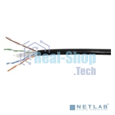 Кабель информационный ITK LC3-C604-139 кат.6 U/UTP не экранированный 4X2X23AWG LDPE внешний 305м черный