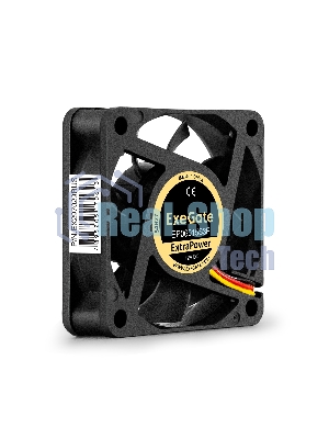 Вентилятор для корпуса ExeGate ExtraPower EP06015S3P черный, 60 мм, 4800 об/мин, 32 дБ, 3 pin