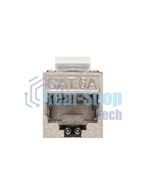 Модуль-вставка Keystone Jack RJ-45 ExeGate KJ-8P8C-SH-C6A-180-TL (Кат.6A, экранированная, 180 градусов, IDC Toolless (без инструмента))