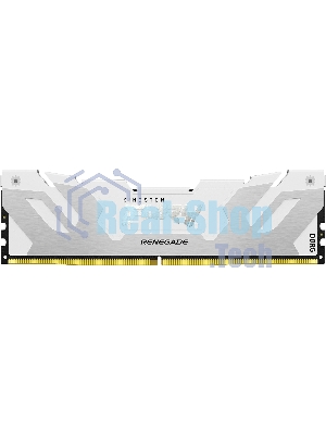 Оперативная память Kingston Fury Renegade, DDR5, 32Gb (2x16GB), 7200MHz, CL38, DIMM, радиатор, белый