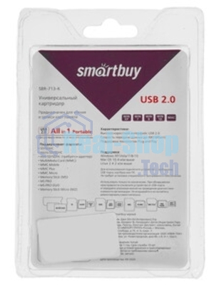 Картридер Smartbuy белый (SBR-713-W)