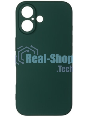 Чехол (клип-кейс) BoraSCO для Apple iPhone 16 Plus Microfiber Case черный (73687)