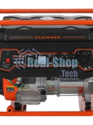 Электрогенератор бензиновый Carver PPG-8000, 6.5 кВт, 78 дБ, 81 кг