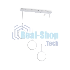 Светильник Ambrella light FL5277/3+2 WH белый 59W 3000K/4200K/6400K+4200K 800*200*1200 (ПДУ ИК)