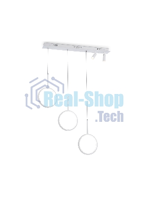 Светильник Ambrella light FL5277/3+2 WH белый 59W 3000K/4200K/6400K+4200K 800*200*1200 (ПДУ ИК)
