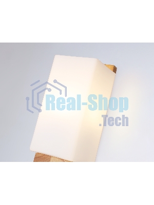 Светильник Ambrella light TR83122 LW/FR светлое дерево/белый матовый E27 max 40W 250*125*100