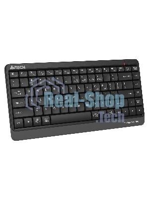 Клавиатура беспроводная A4Tech Fstyler FBK11, USB, Bluetooth/Радиоканал, черный/серый