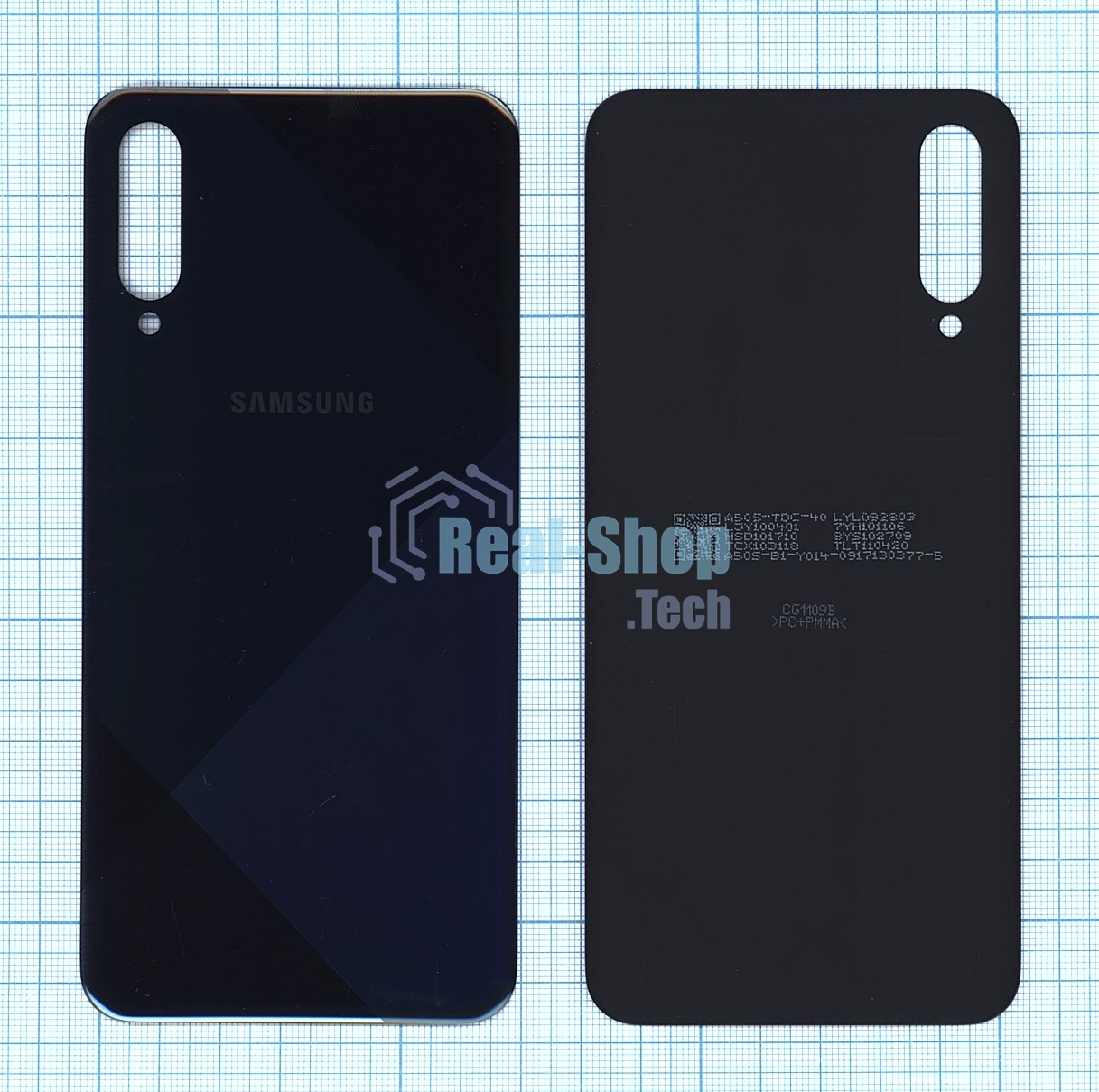 Задняя крышка для Samsung A507F Galaxy A50s (2019) черный