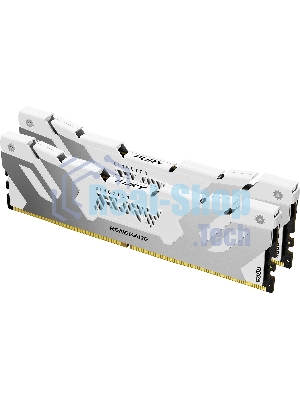 Оперативная память Kingston Fury Renegade, DDR5, 32Gb (2x16GB), 7200MHz, CL38, DIMM, радиатор, белый