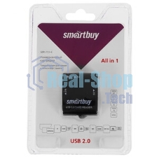 Картридер Smartbuy белый (SBR-713-W)
