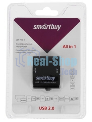 Картридер Smartbuy белый (SBR-713-W)
