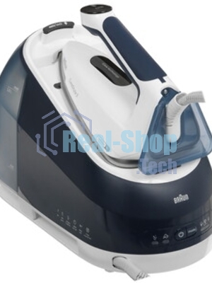 Парогенератор Braun IS 5245 BL синий/белый, 2400 Вт, 140 г/мин, 480 г/мин, 2000 мл