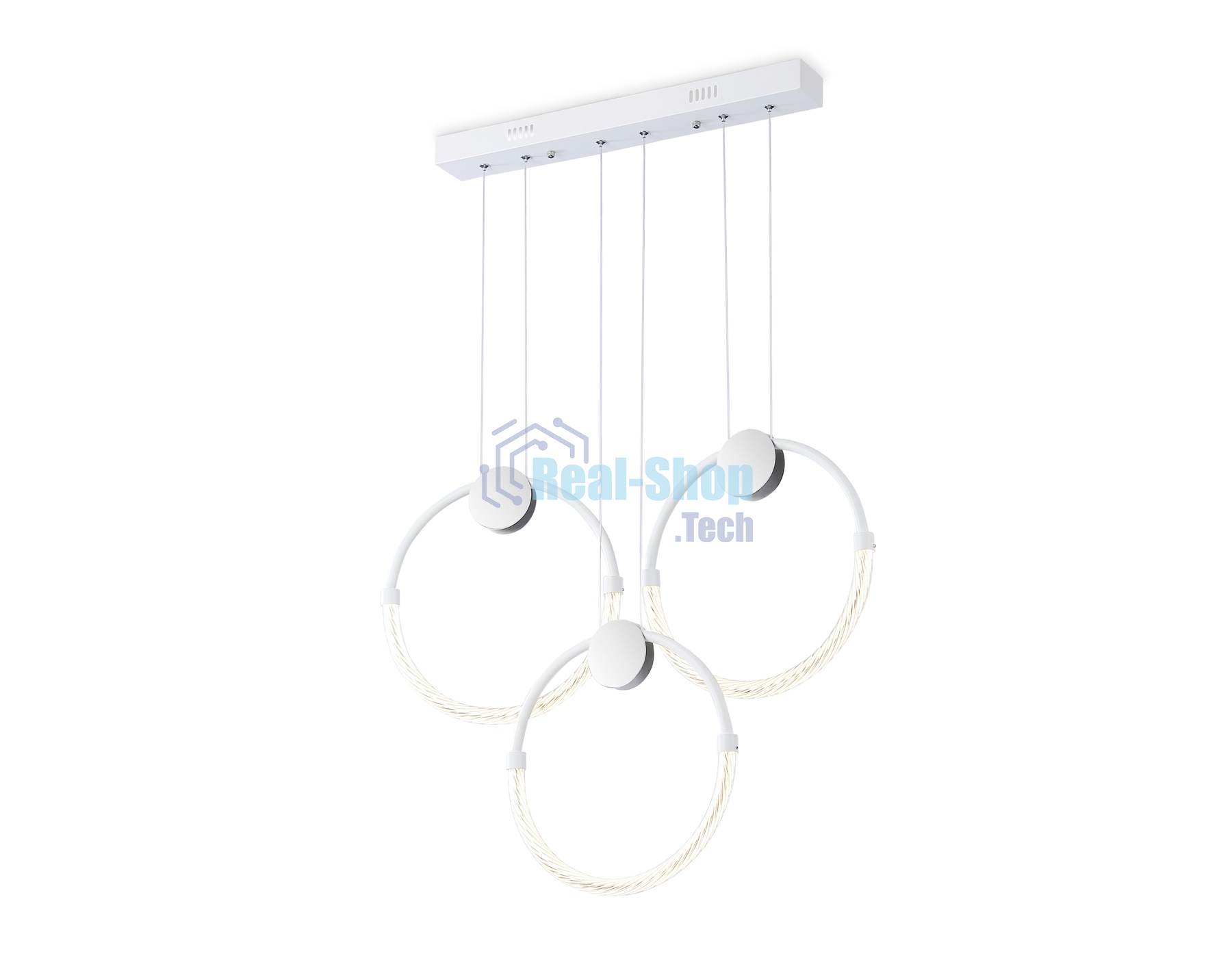 Светильник Ambrella light FL10595/3 WH/CH белый/хром 4200K 34W 630*20*1200 (Без ПДУ)