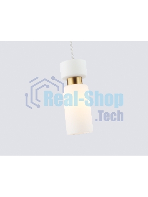 Светильник Ambrella light LH56122 BS/FR латунь/белый матовый E14 max 40W D65*1500