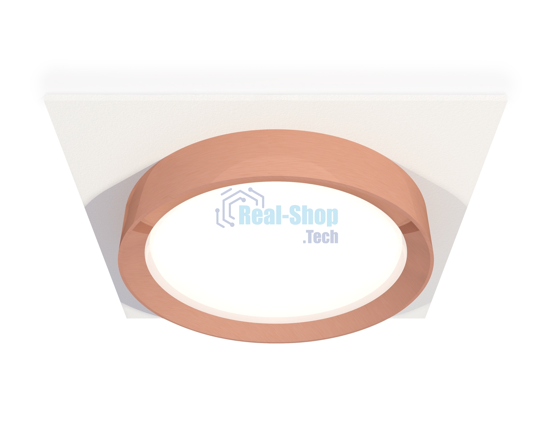 Комплект встраиваемого светильника Ambrella light XC8061006 SWH/PPG белый песок/золото розовое полированное GX53 (C8061, N8126)