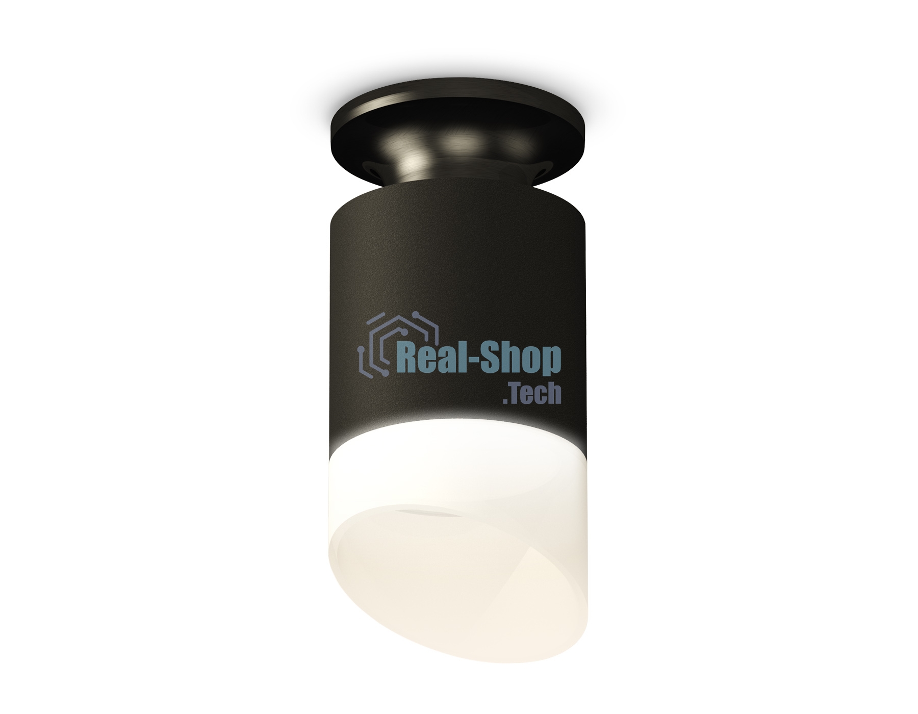Светильник Ambrella Light XS6302112 SBK/PBK/FR черный песок/черный полированный/белый матовый MR16 GU5.3 (N6902, C6302, N6256)