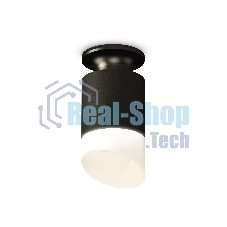 Светильник Ambrella Light XS6302112 SBK/PBK/FR черный песок/черный полированный/белый матовый MR16 GU5.3 (N6902, C6302, N6256)
