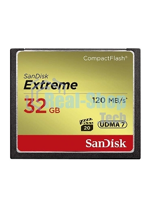 Флеш карта CF 32GB SanDisk Extreme 120MB/s