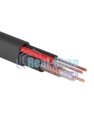 Кабель PROconnect КВК-П-2 +2x0,50 мм² (Cu/Cu) черный (бухта 200 м)