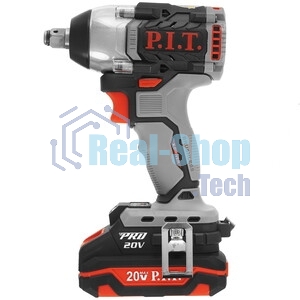 Гайковерт P.I.T. PIW20H-300B/1 аккум. патрон:квад.1/2