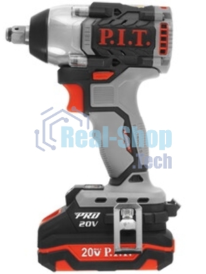 Гайковерт P.I.T. PIW20H-300B/1 аккум. патрон:квад.1/2